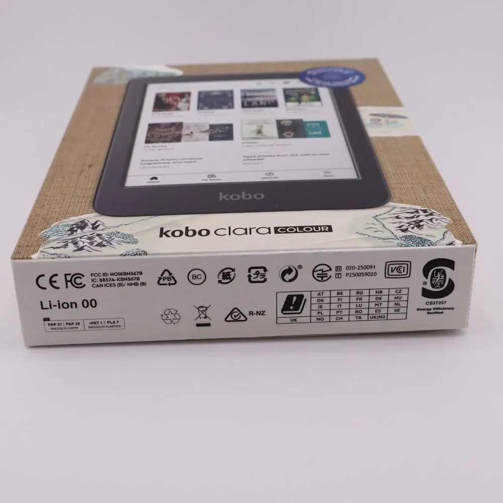 BOX & MANUAL ONLY / NO DEVICE INCLUDED - Kobo Clara Colour eReader Display Box